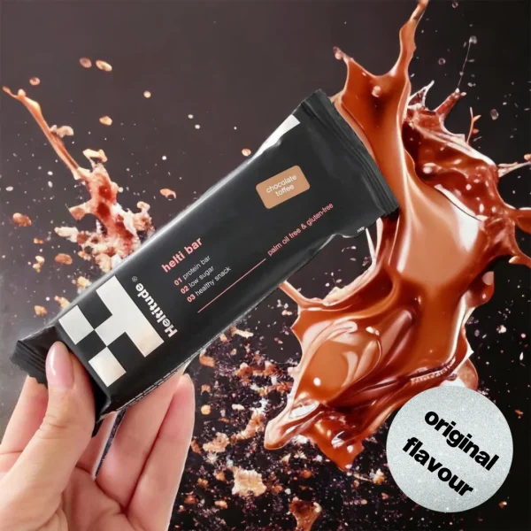 Helti Bar box (10 stuks) - Chocolade Toffee - Afbeelding 4