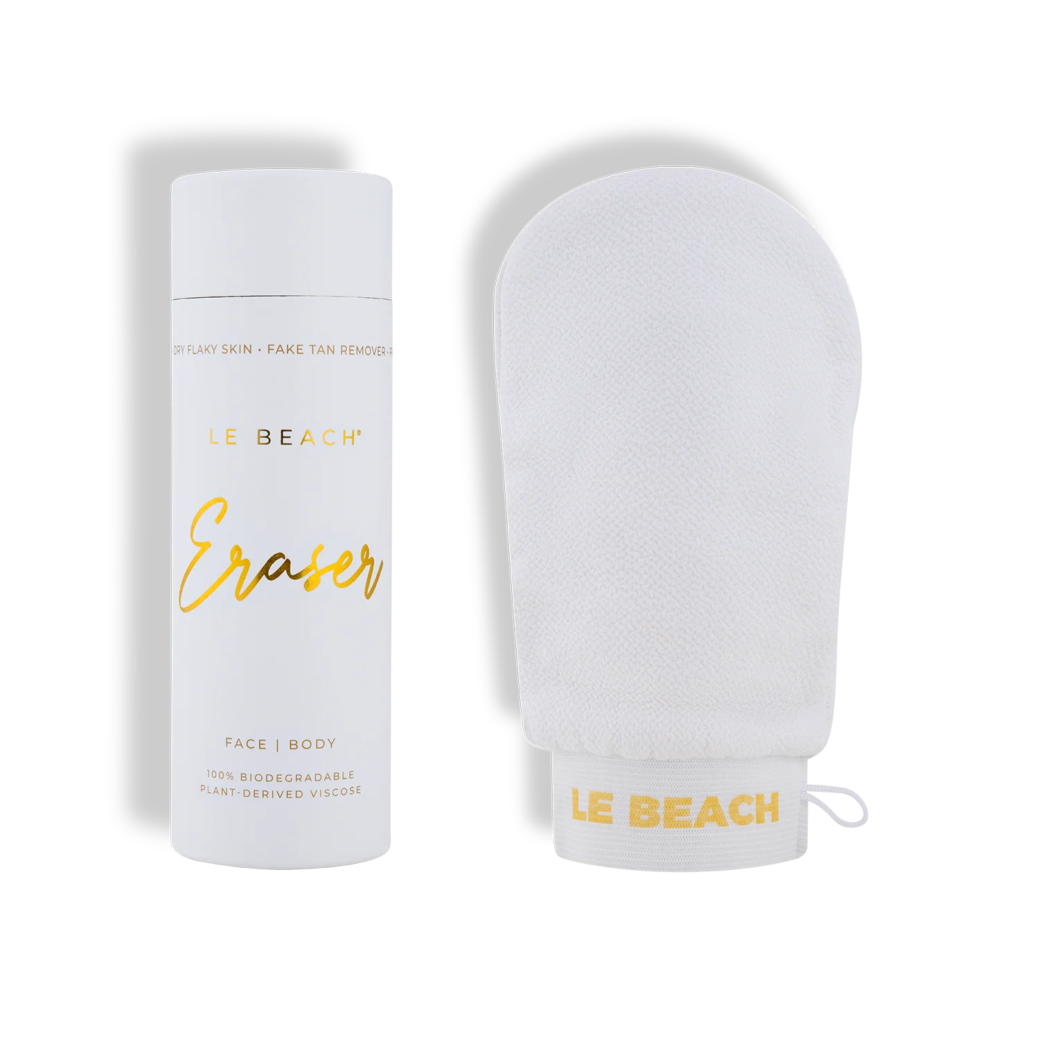 Eraser Nat & Droog | Lichaam & Gezicht Exfoliërende Handschoen