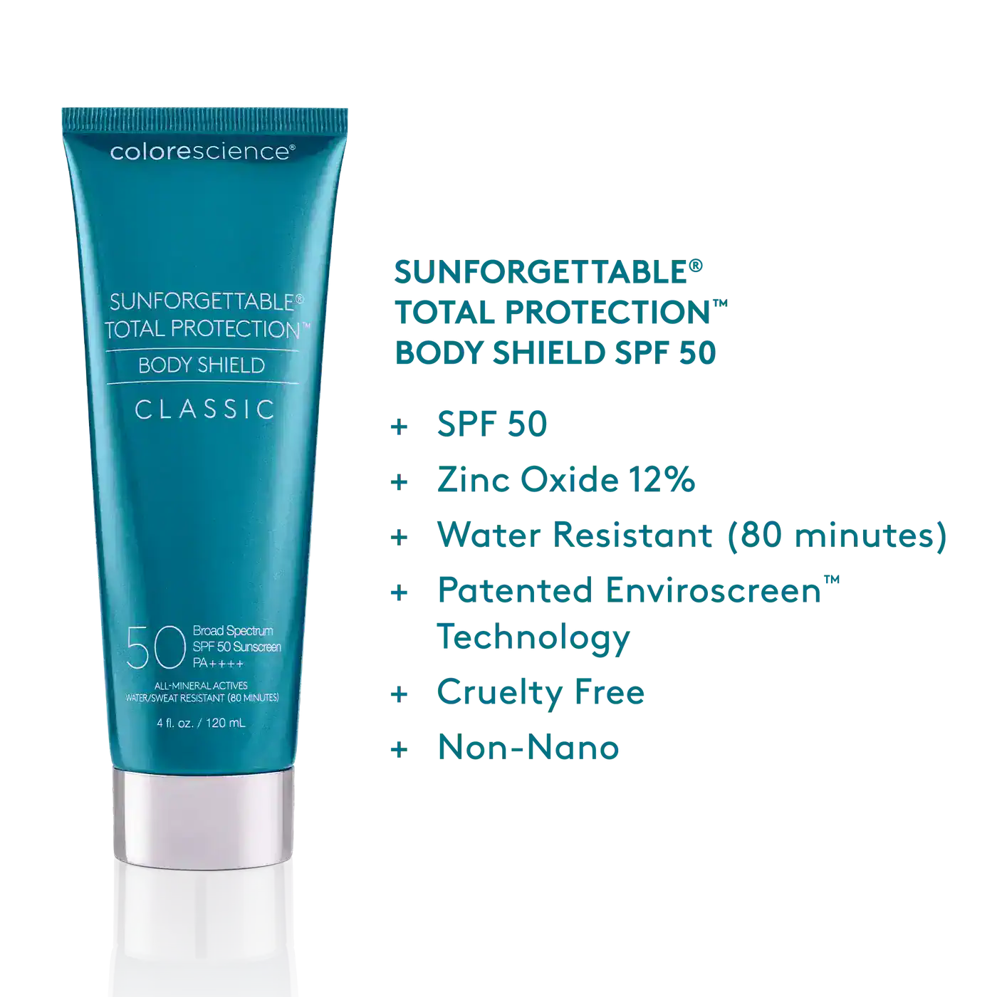 Sunforgettable® Total Protection® Body Shield Classic SPF 50 - Afbeelding 5